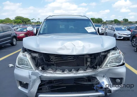 2017 Nissan Armada Sv из США, поврежденный, VIN JN8AY2ND2H9009153